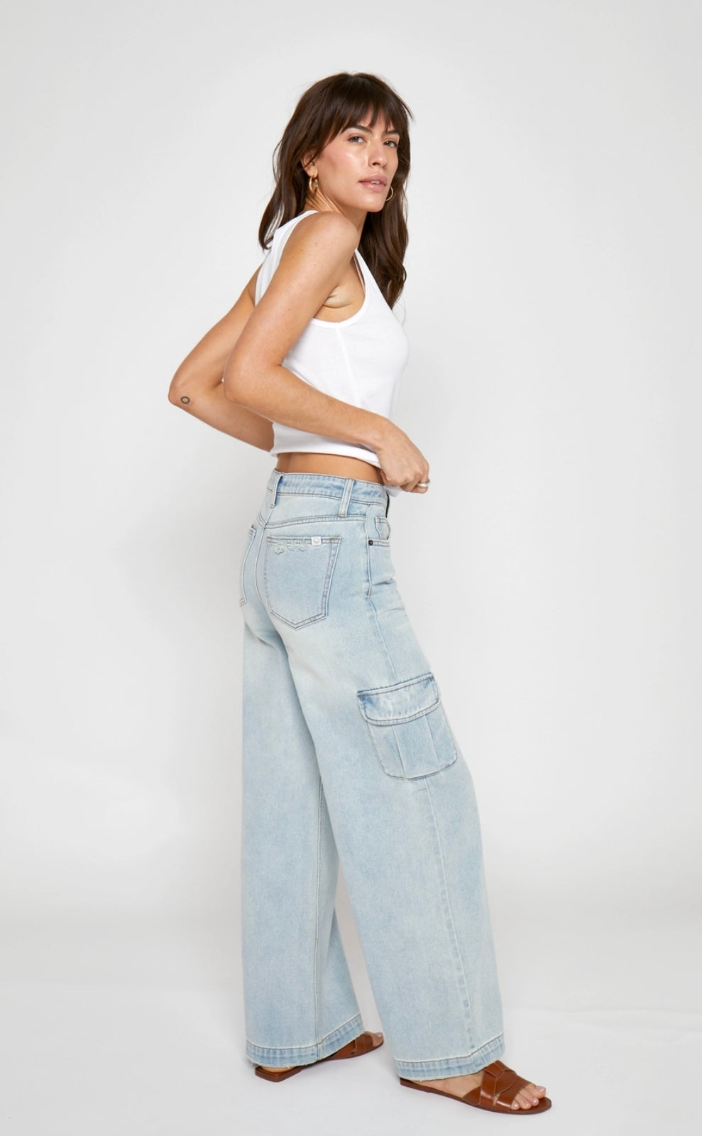 FINAL SALE - Oliver Logan Madison Cargo Mid Rise