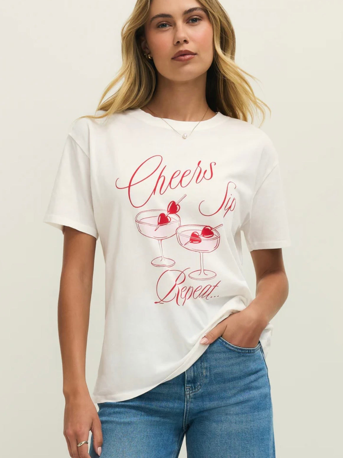 FINAL SALE - Z SUPPLY Cheers Tee