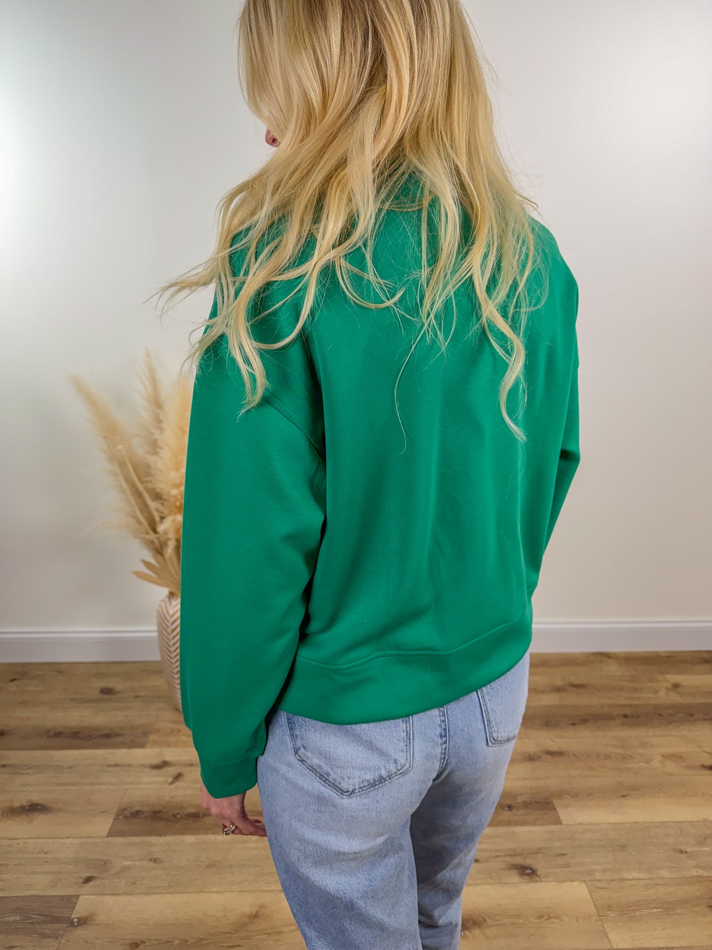 3/4 Zip Pullover- Green
