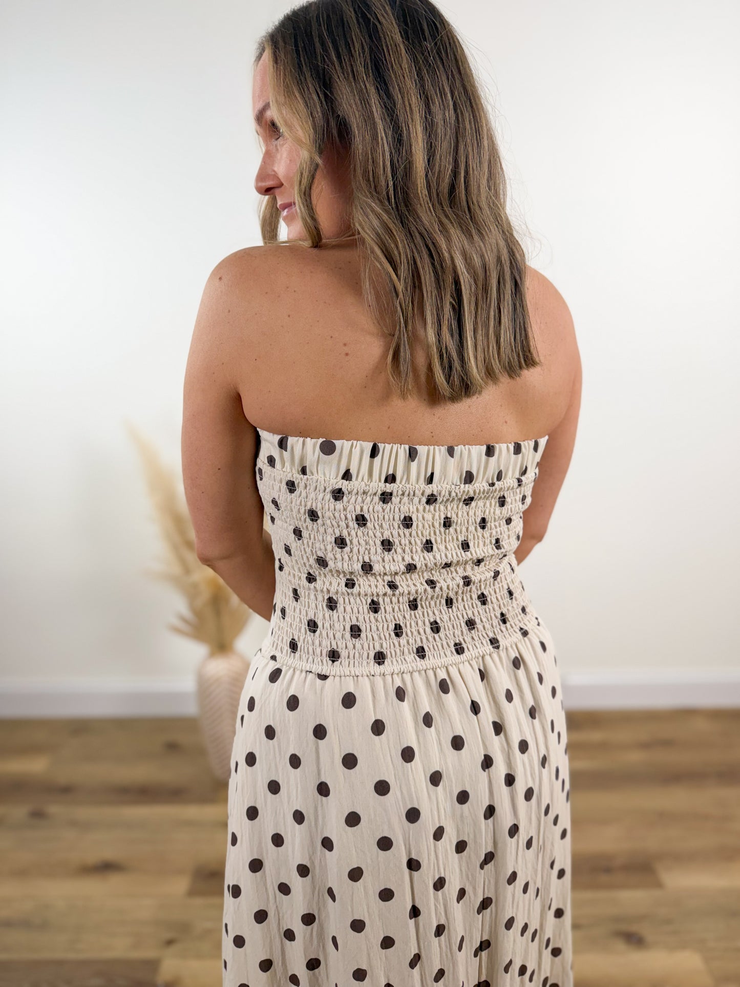 Marlowe Dot Midi Dress
