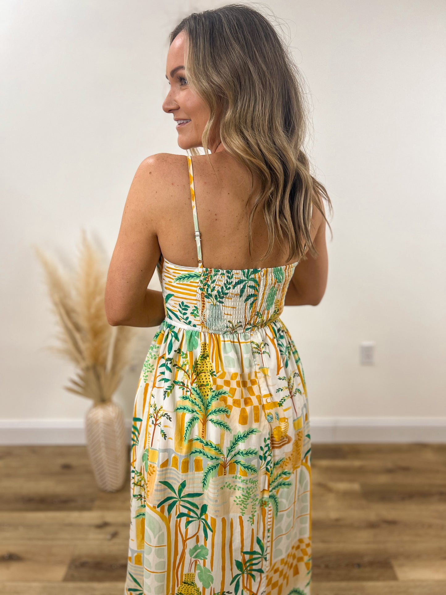 FINAL SALE = Beachfront Midi Dress
