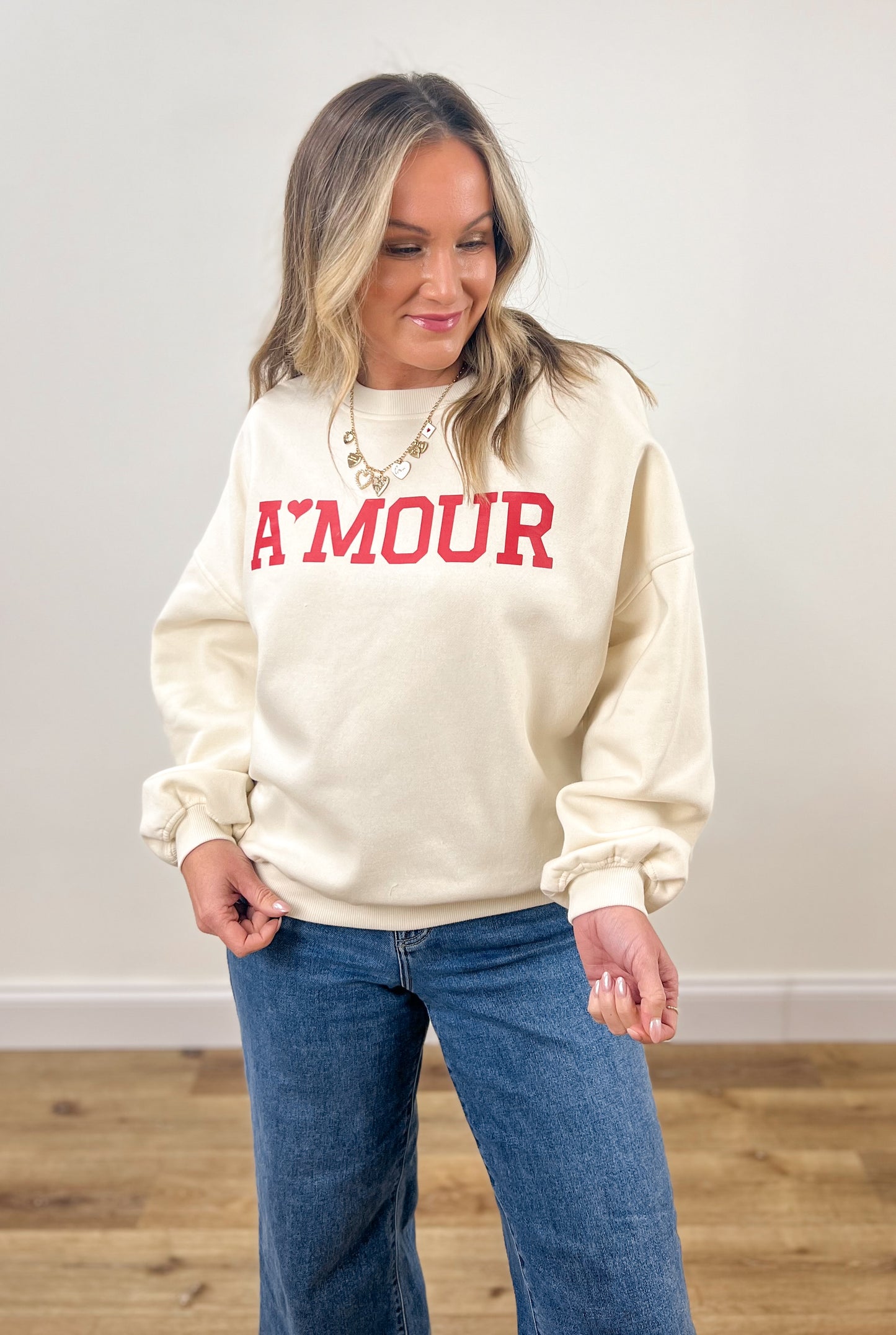 FINAL SALE - A'mour Graphic Sweatshirt