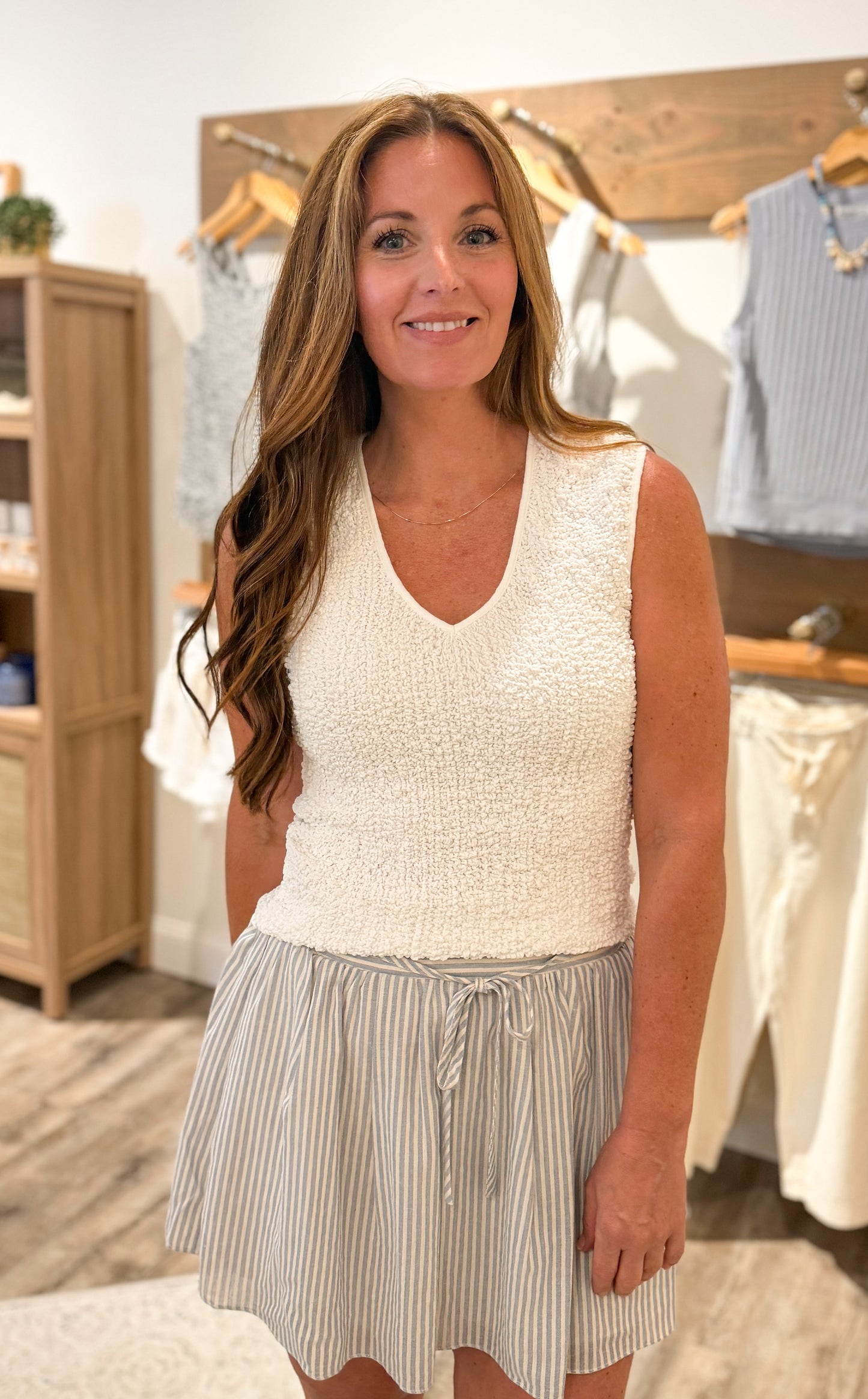 Salt Air Textured Tank