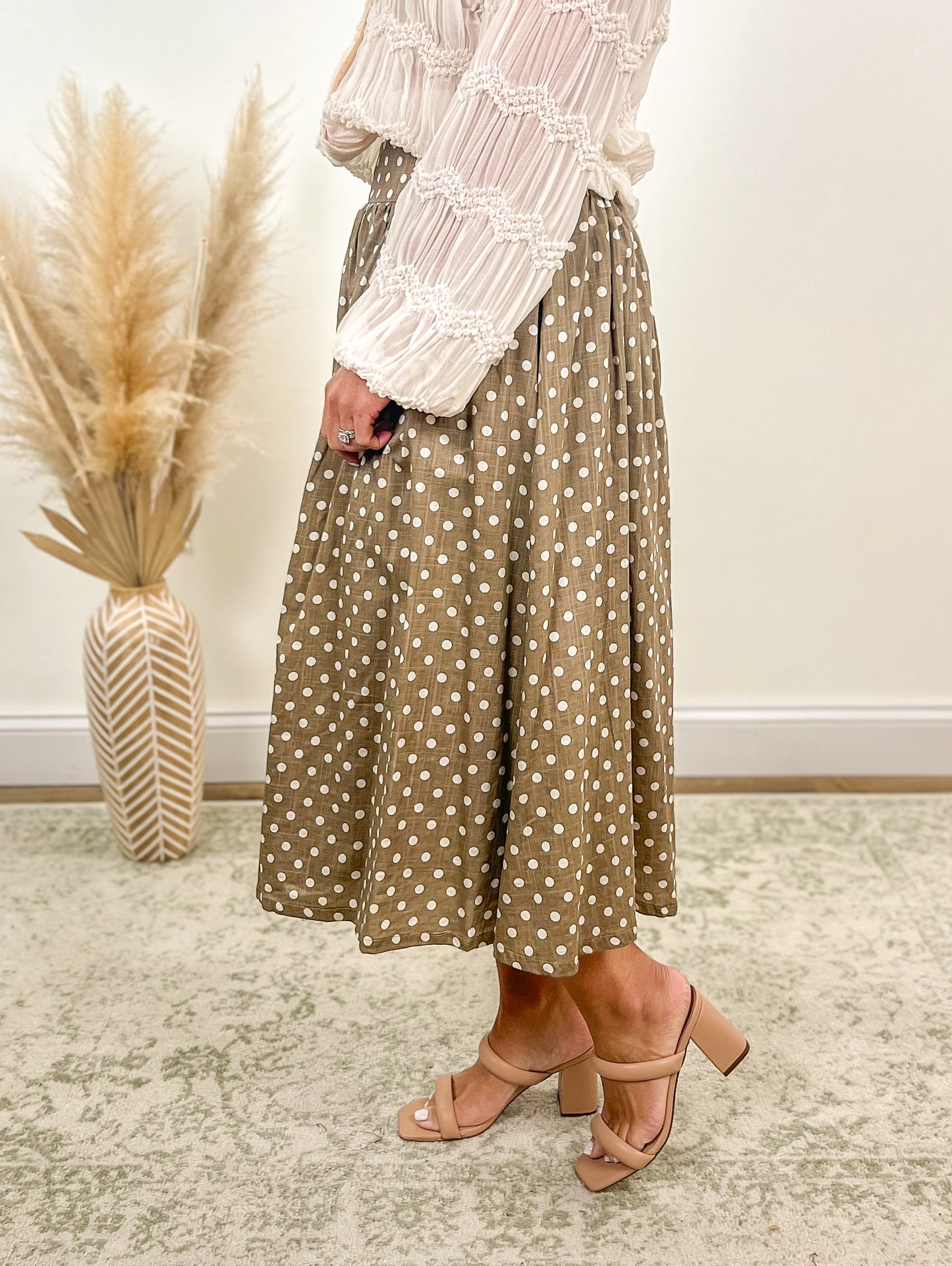 Cecily Polka Dot Skirt