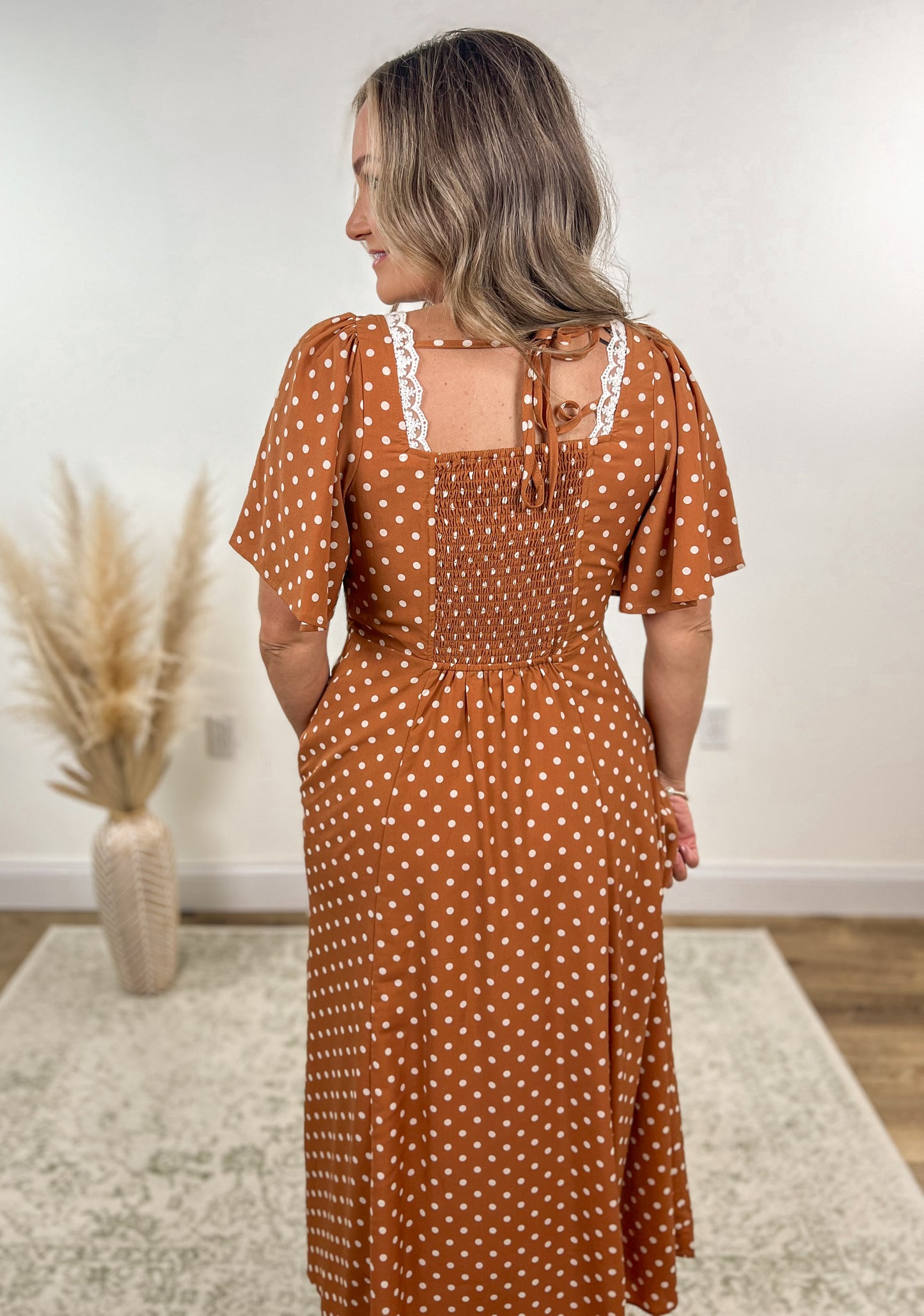 Caramel Dots Dress