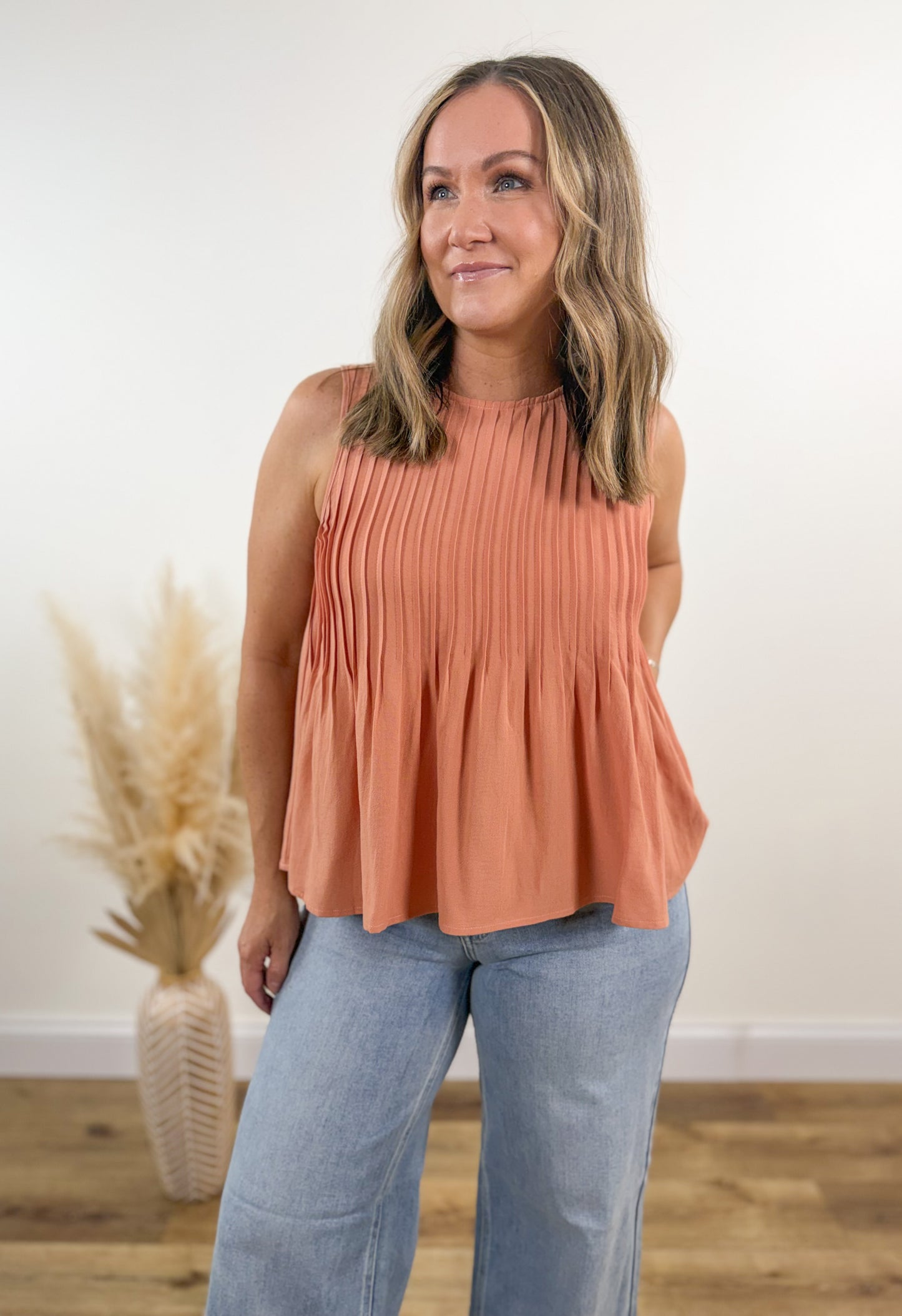 Pleats to Meet You Top