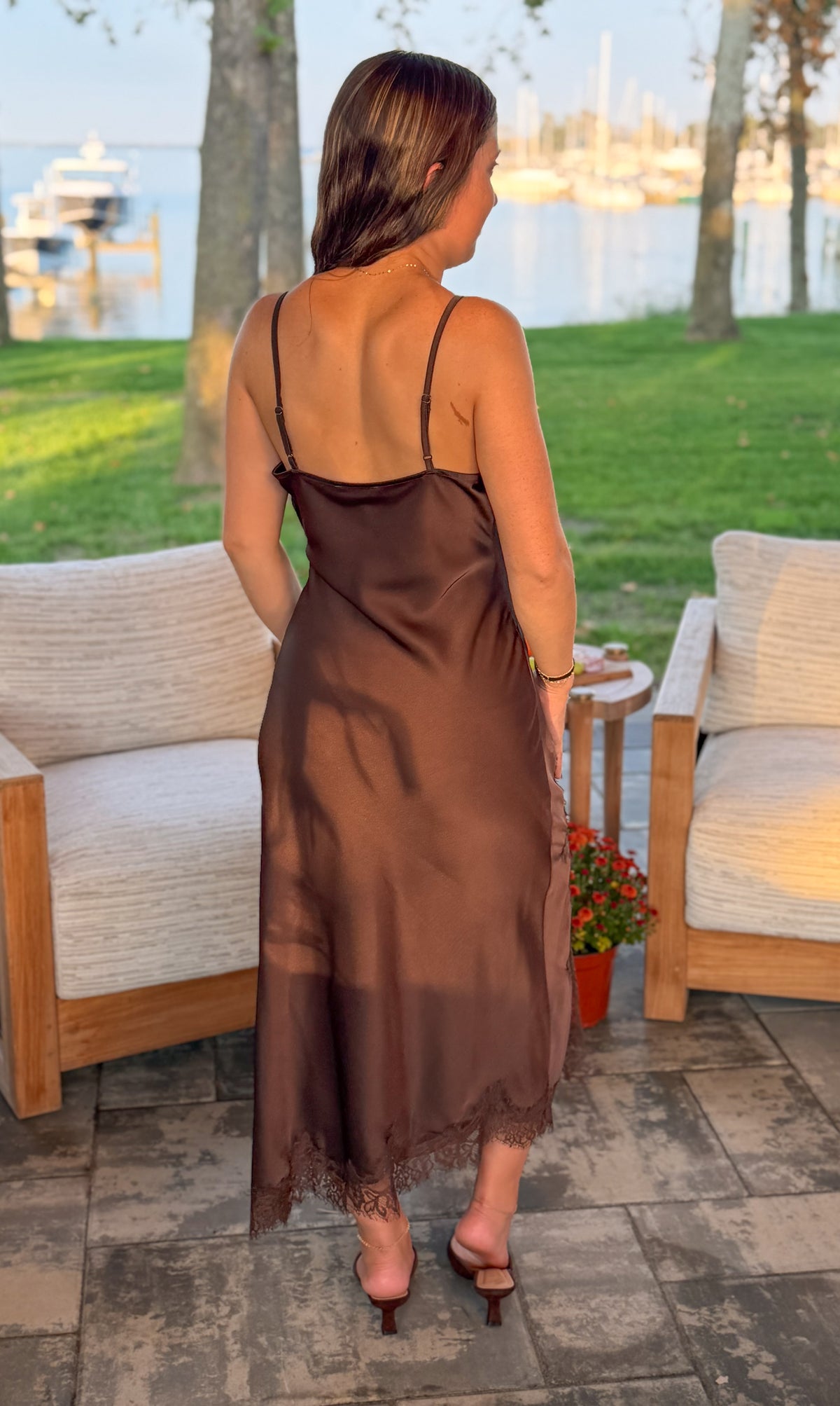 Sienna Satin Dress