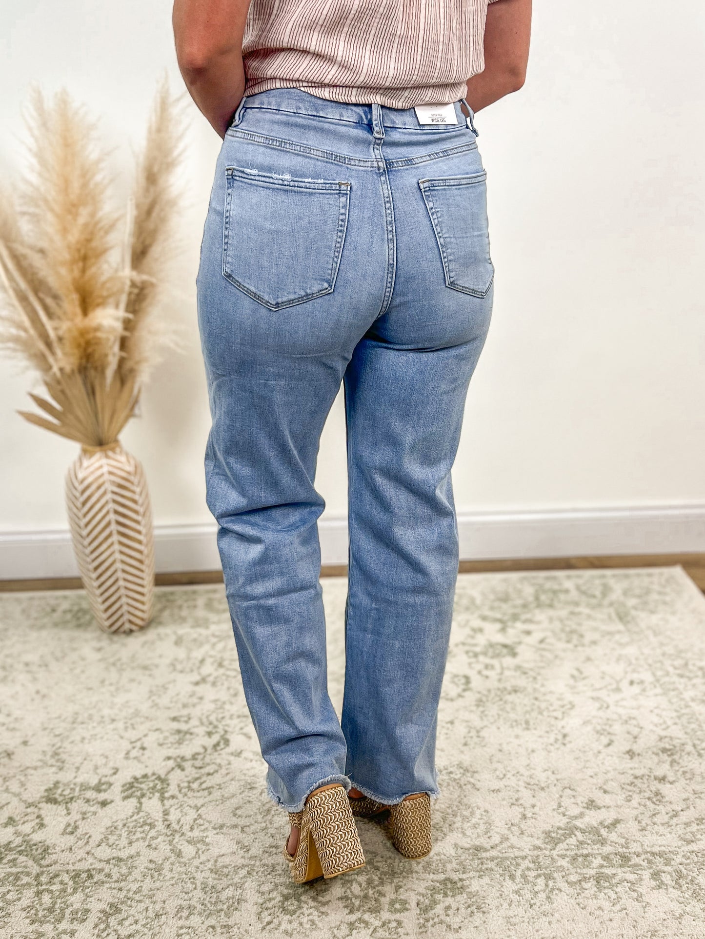 Mica Denim- Super High Wide Leg