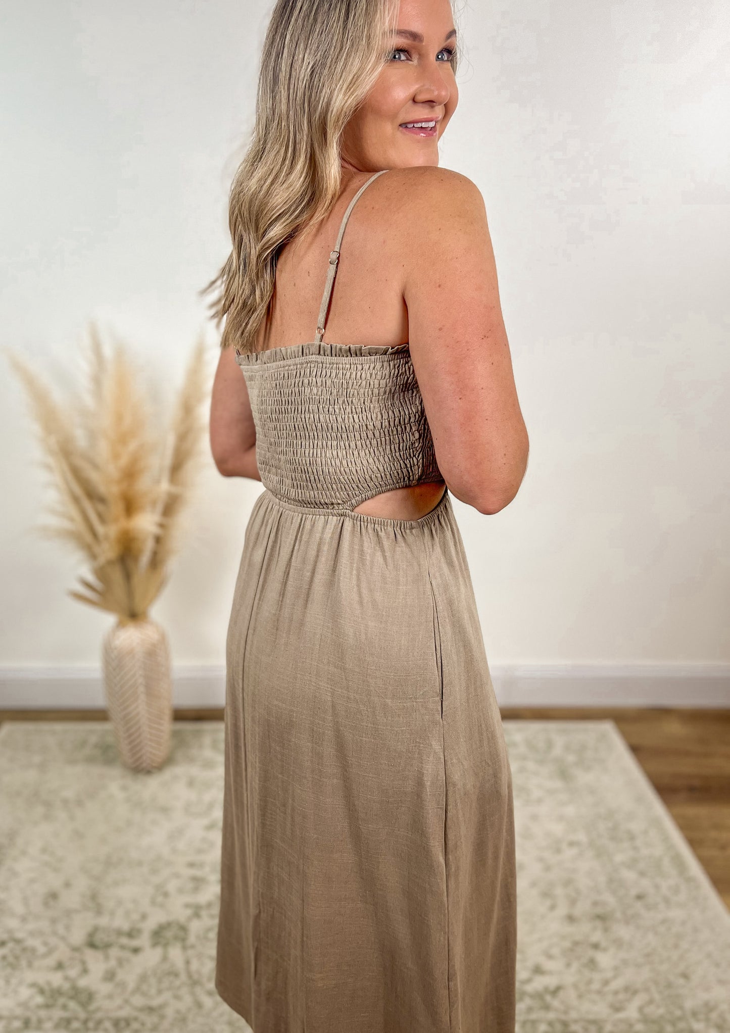 Pebble Smocked Dress