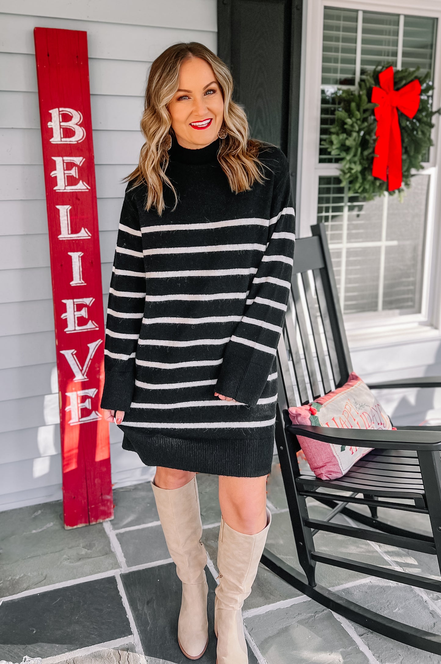 FINAL SALE - Z SUPPLY Fin Stripe Sweater Dress