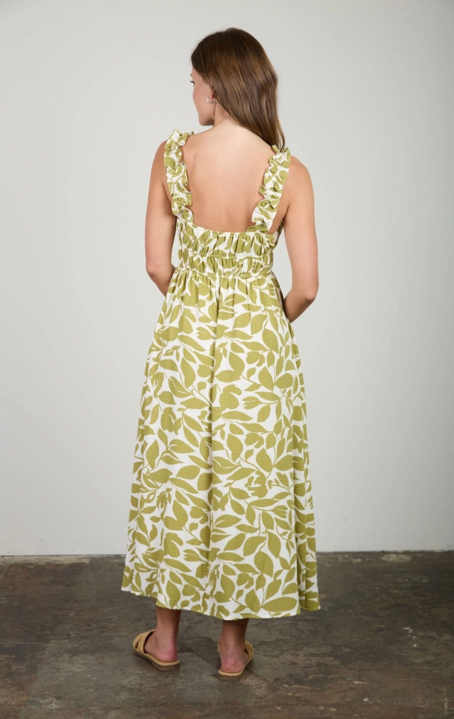 Kiwi Coast Midi Dress