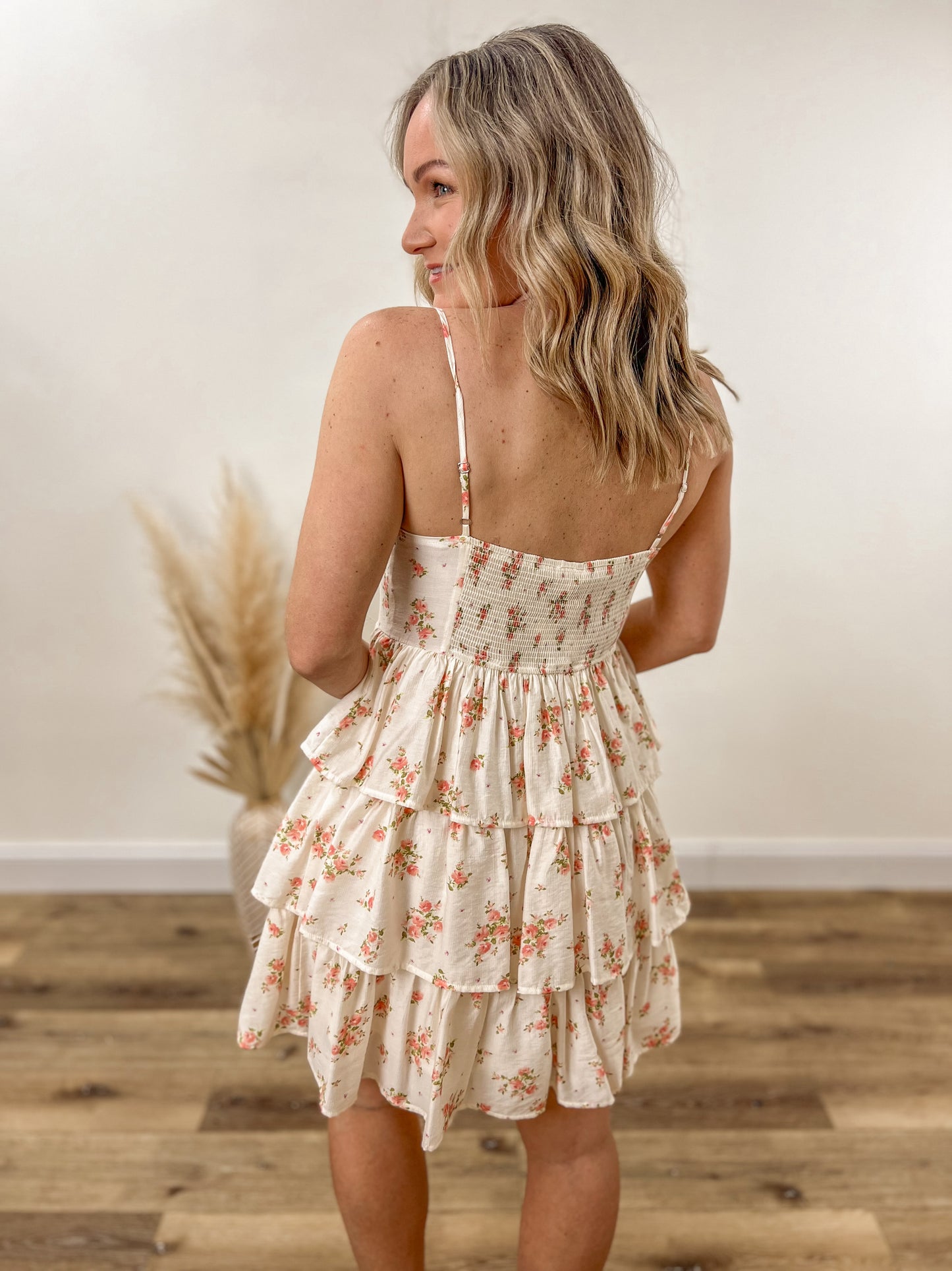 FINAL SALE - Coral Corset Dress