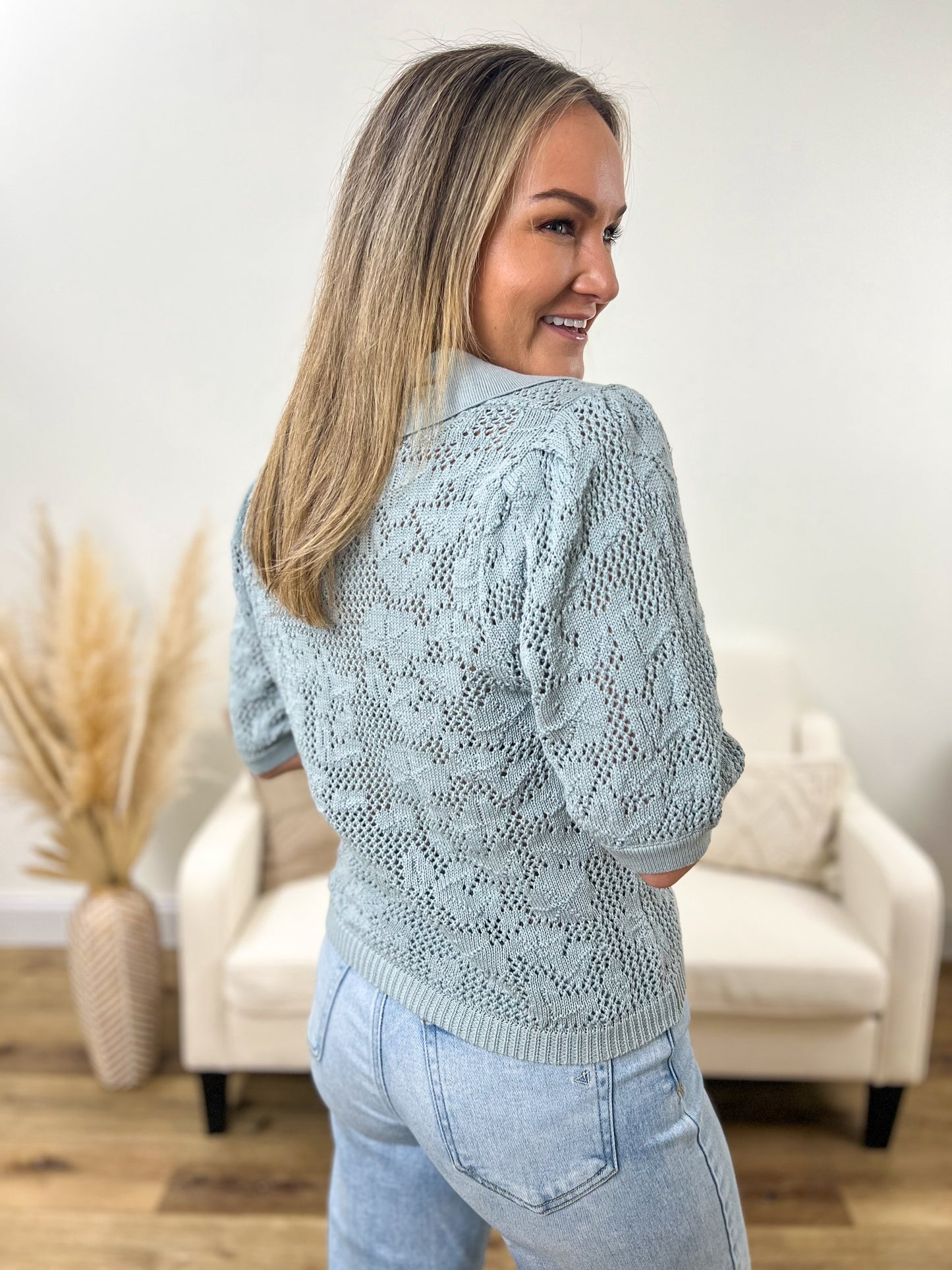 FINAL SALE - Sea Mist Sweater