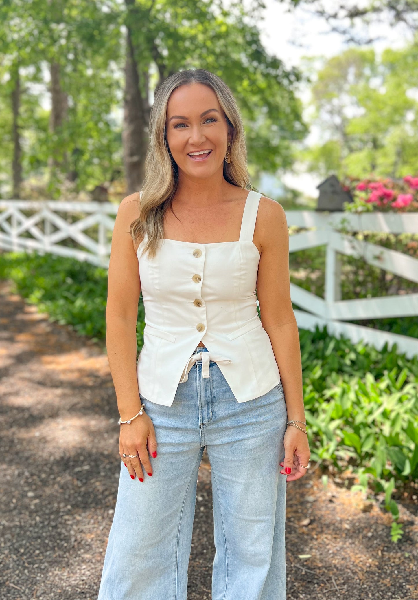 FINAL SALE - Square Neck Summer Vest
