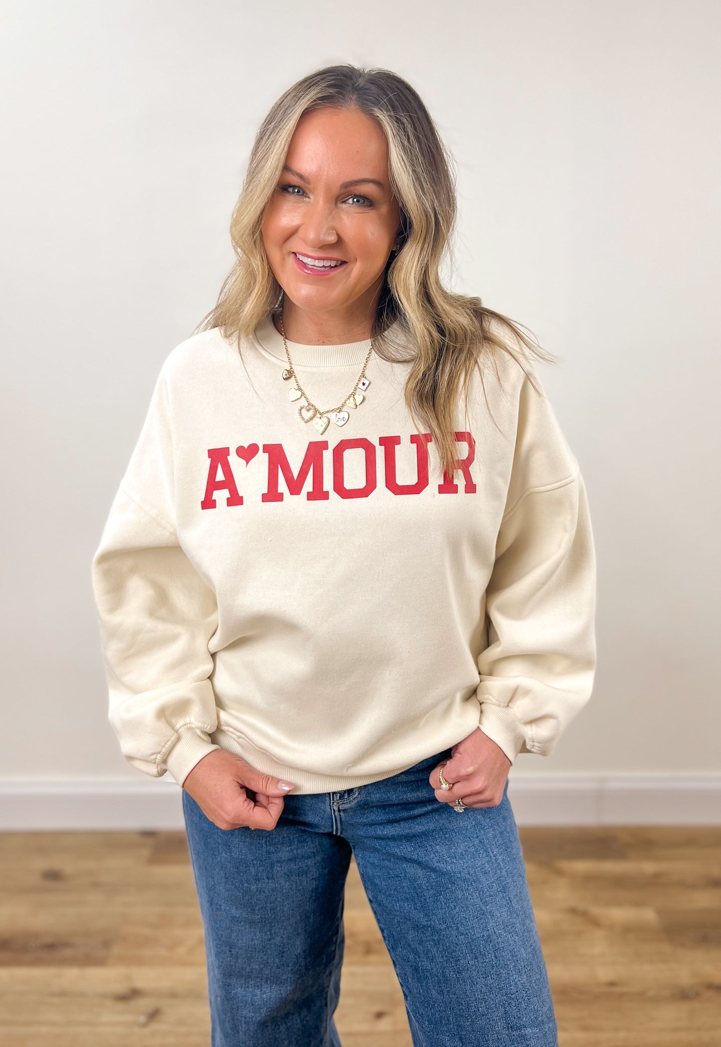 FINAL SALE - A'mour Graphic Sweatshirt