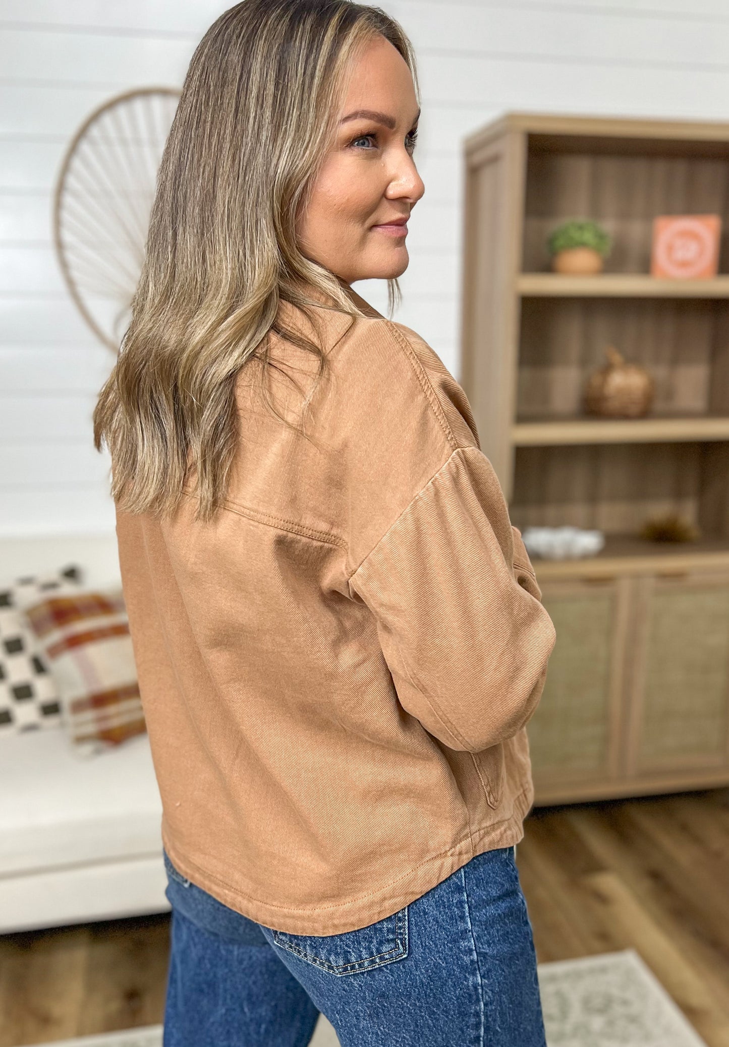 Vintage Twill Jacket- Camel