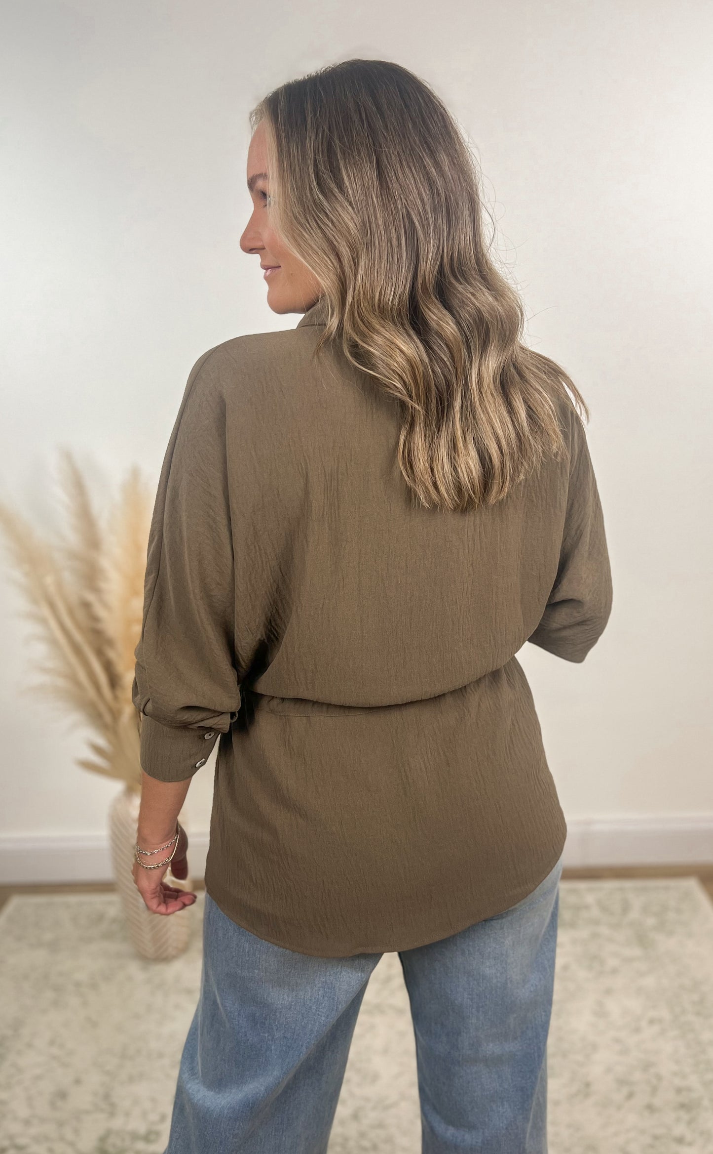 Frappe Tie Blouse