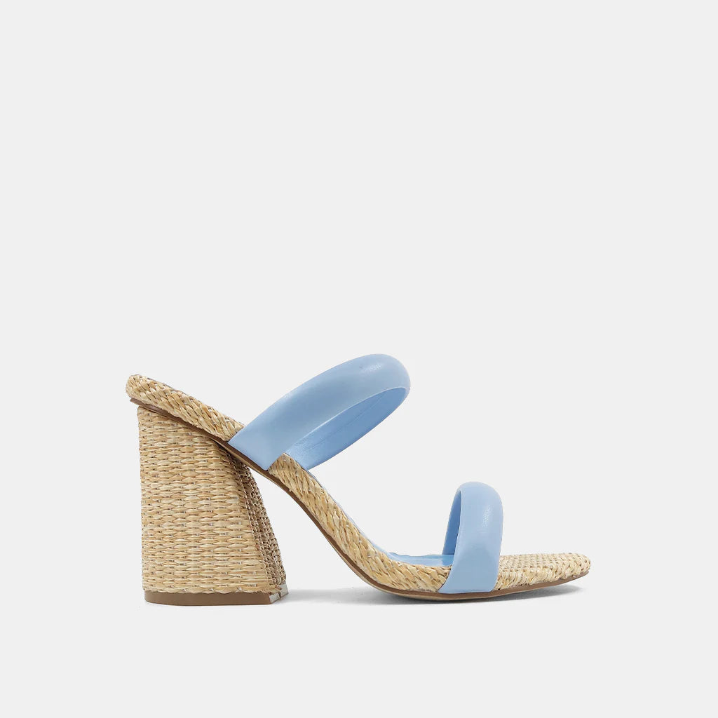 FINAL SALE - Shu Shop Gardenia Sandal- Light Blue