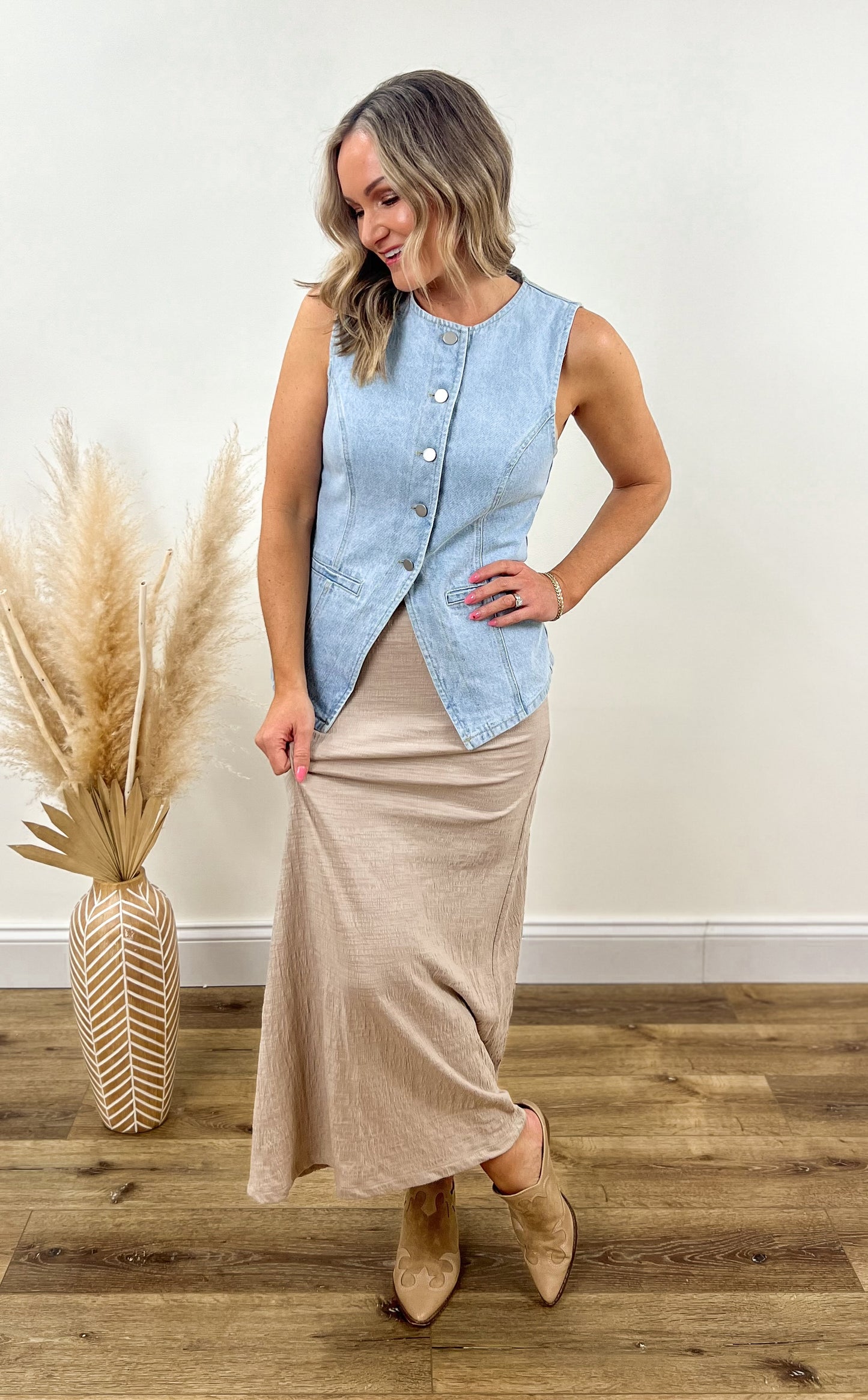 z supply neutral midi skirt