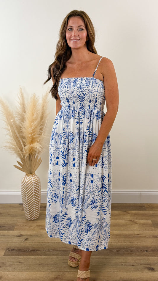 Z SUPPLY Nadine Palm Maxi Dress