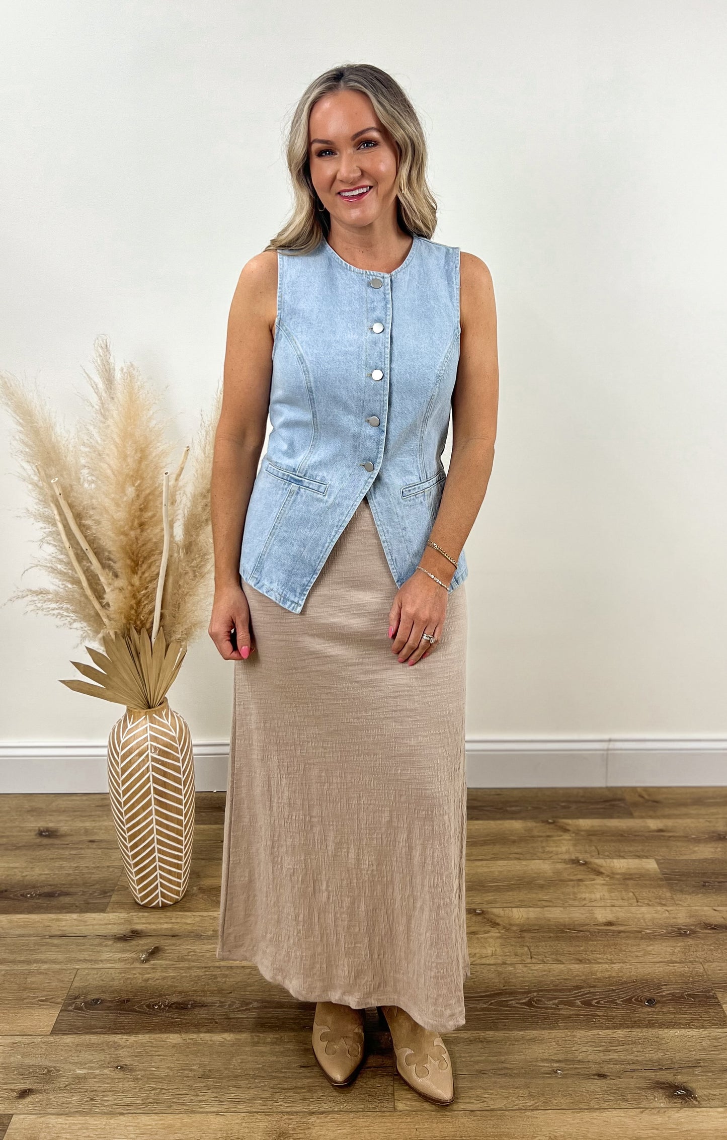 Z SUPPLY Delavine Textured Midi Skirt