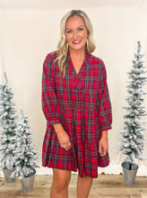 Load image into Gallery viewer, Perfectly Plaid Dress