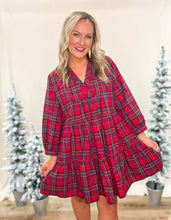 Load image into Gallery viewer, Perfectly Plaid Dress