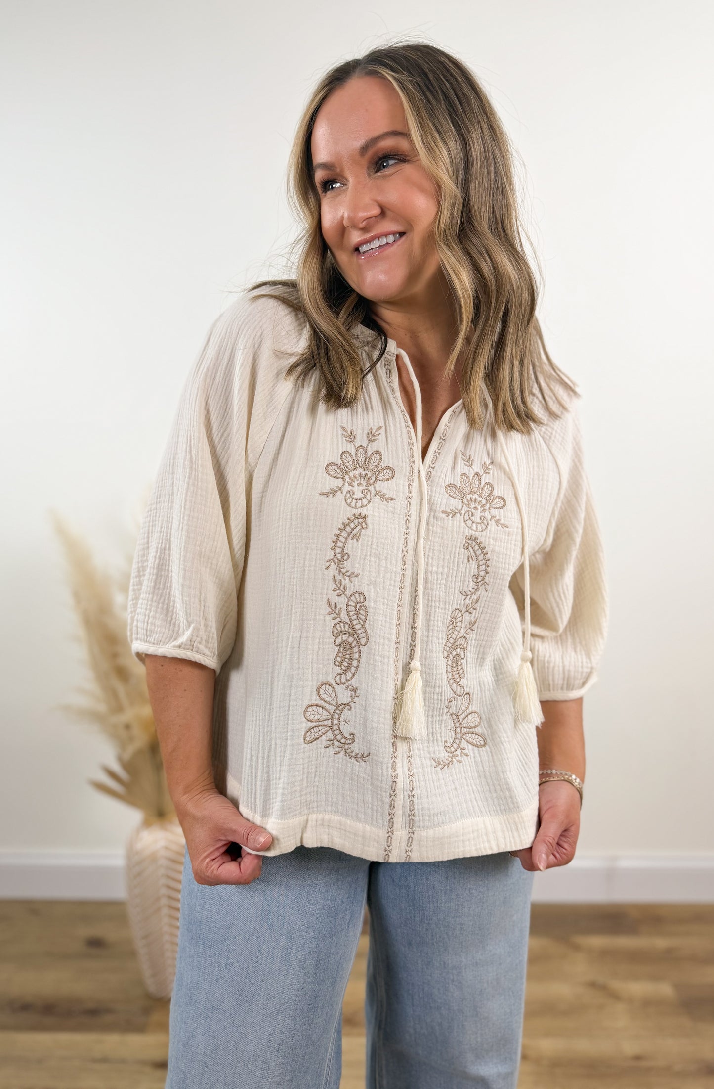 FINAL SALE - Roanoke Peasant Top