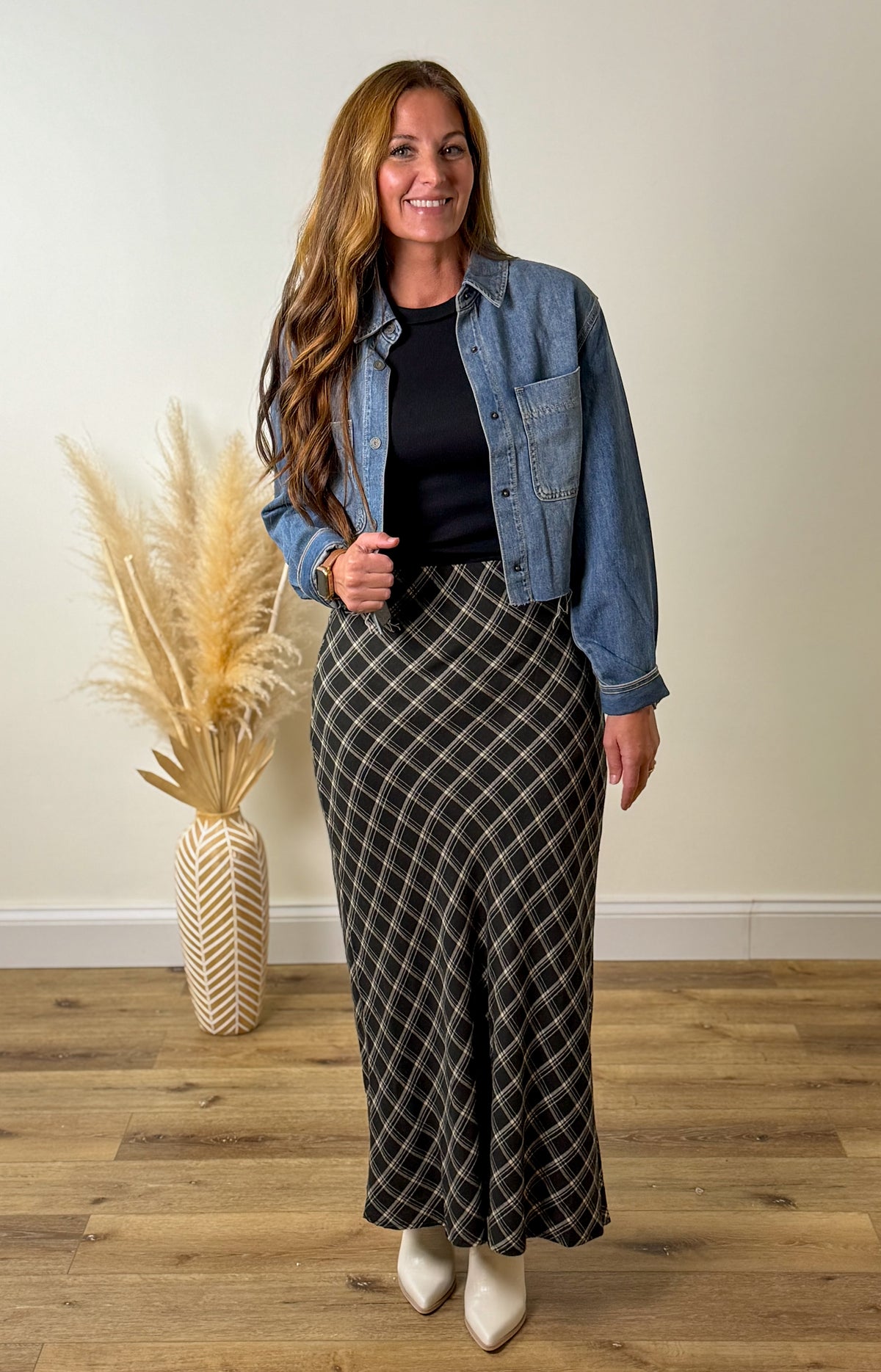 Z SUPPLY Europa Plaid Skirt