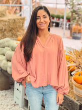 Load image into Gallery viewer, Sunset Peasant Top