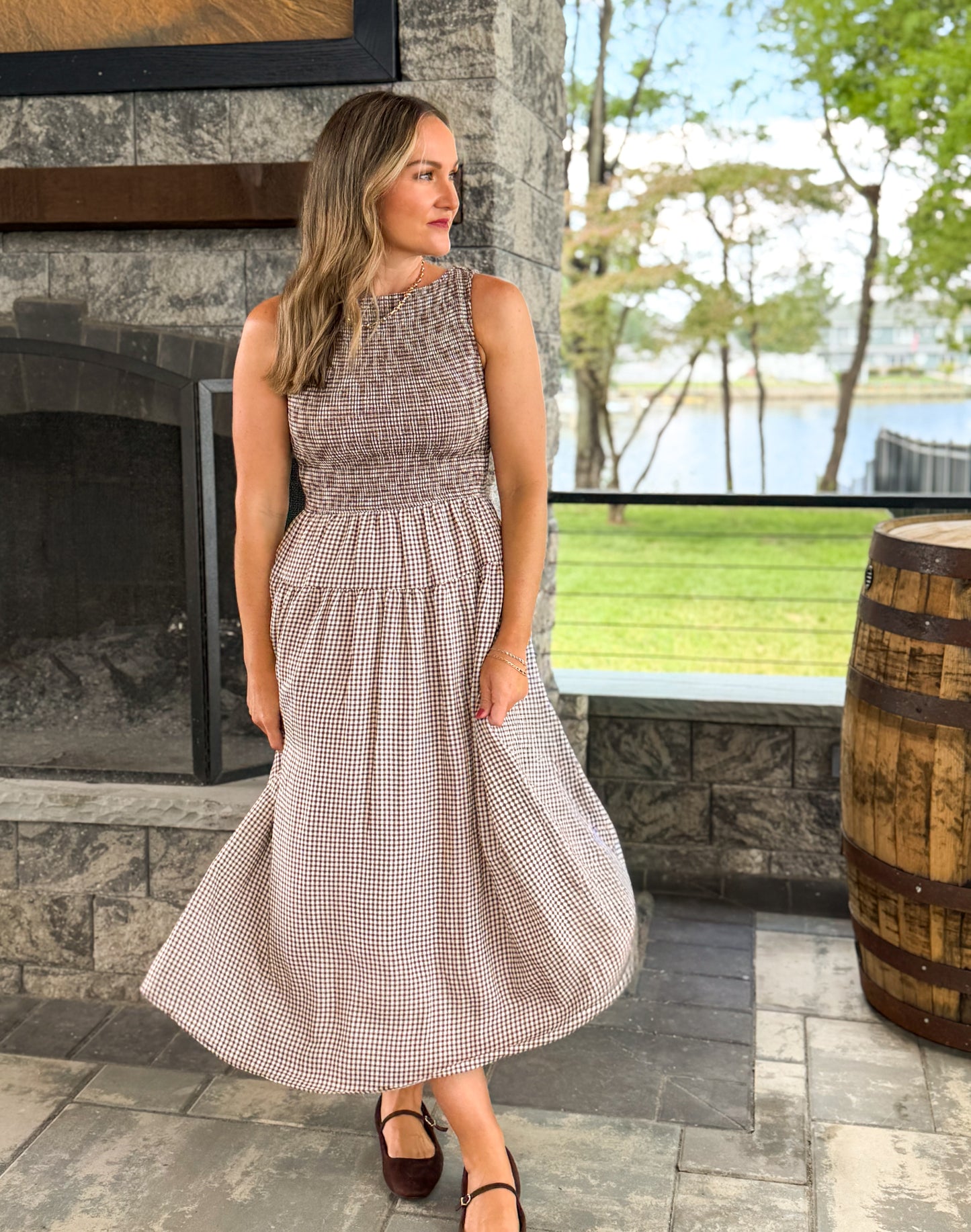 Gabby Gingham Dress