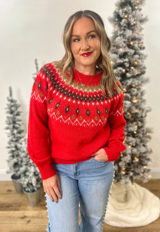 Country Christmas Sweater