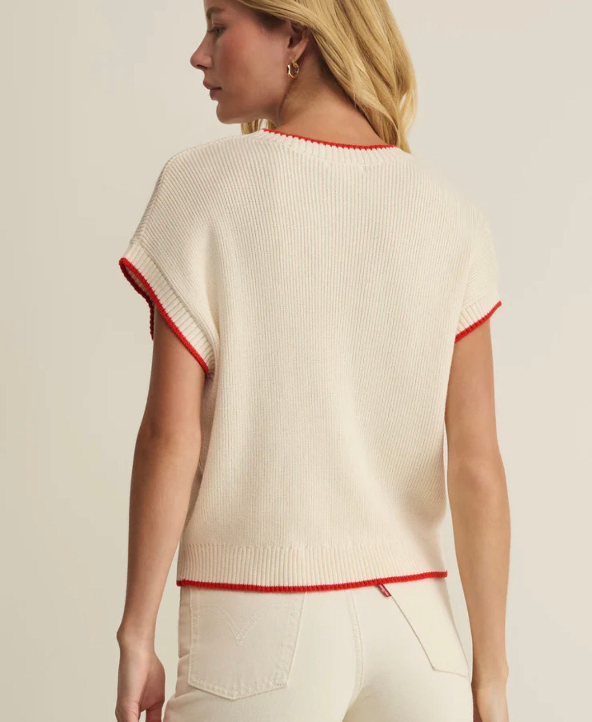 Z SUPPLY Sleeveless Patriot Sweater
