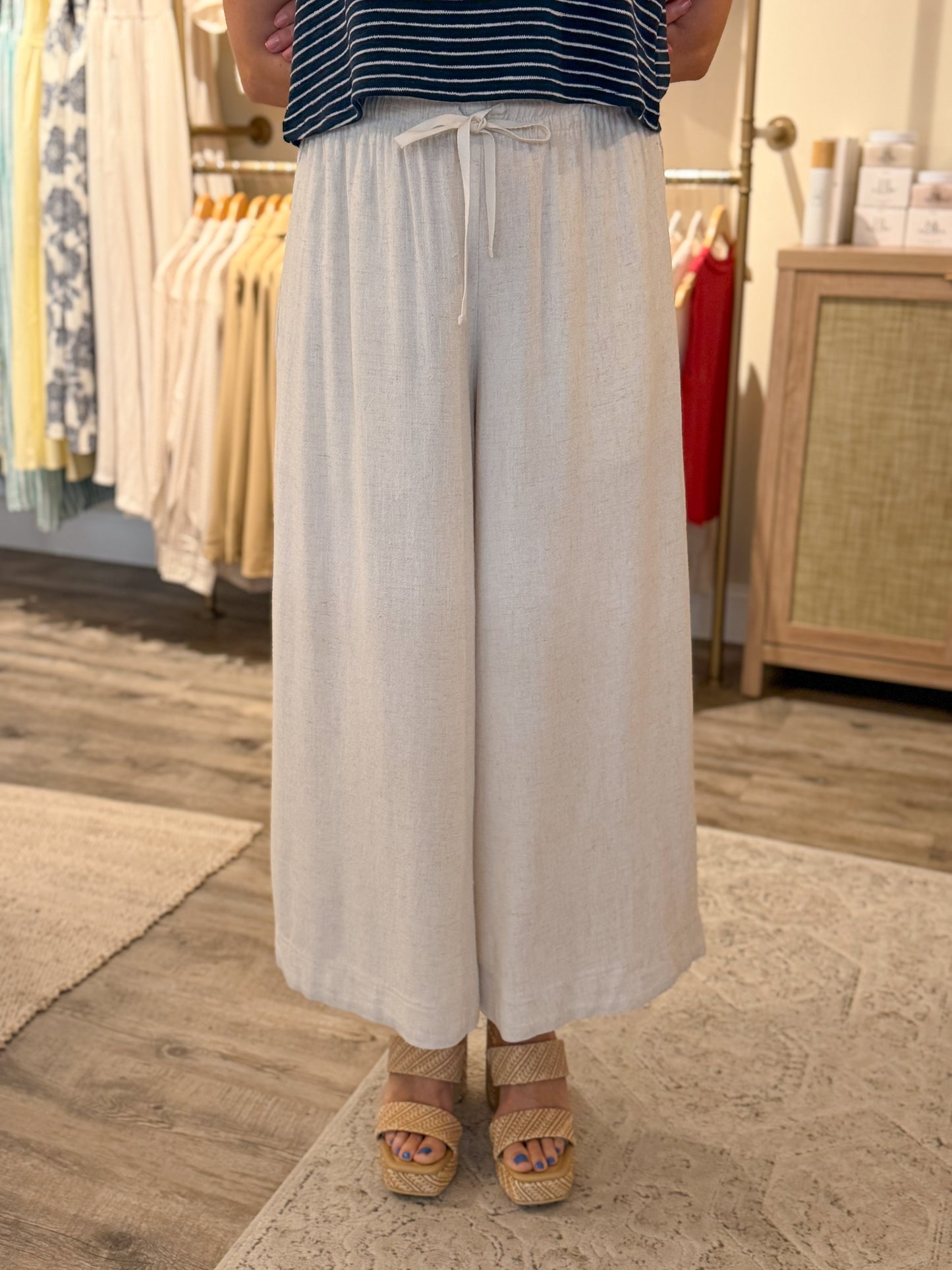 Linen Palazzo Pant