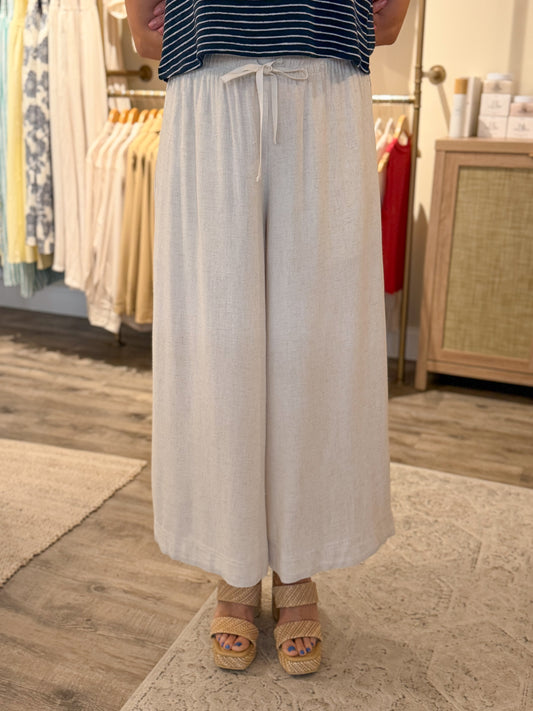 Linen Palazzo Pant