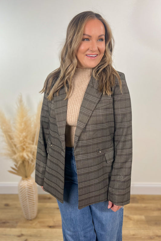 Perfectly Plaid Blazer