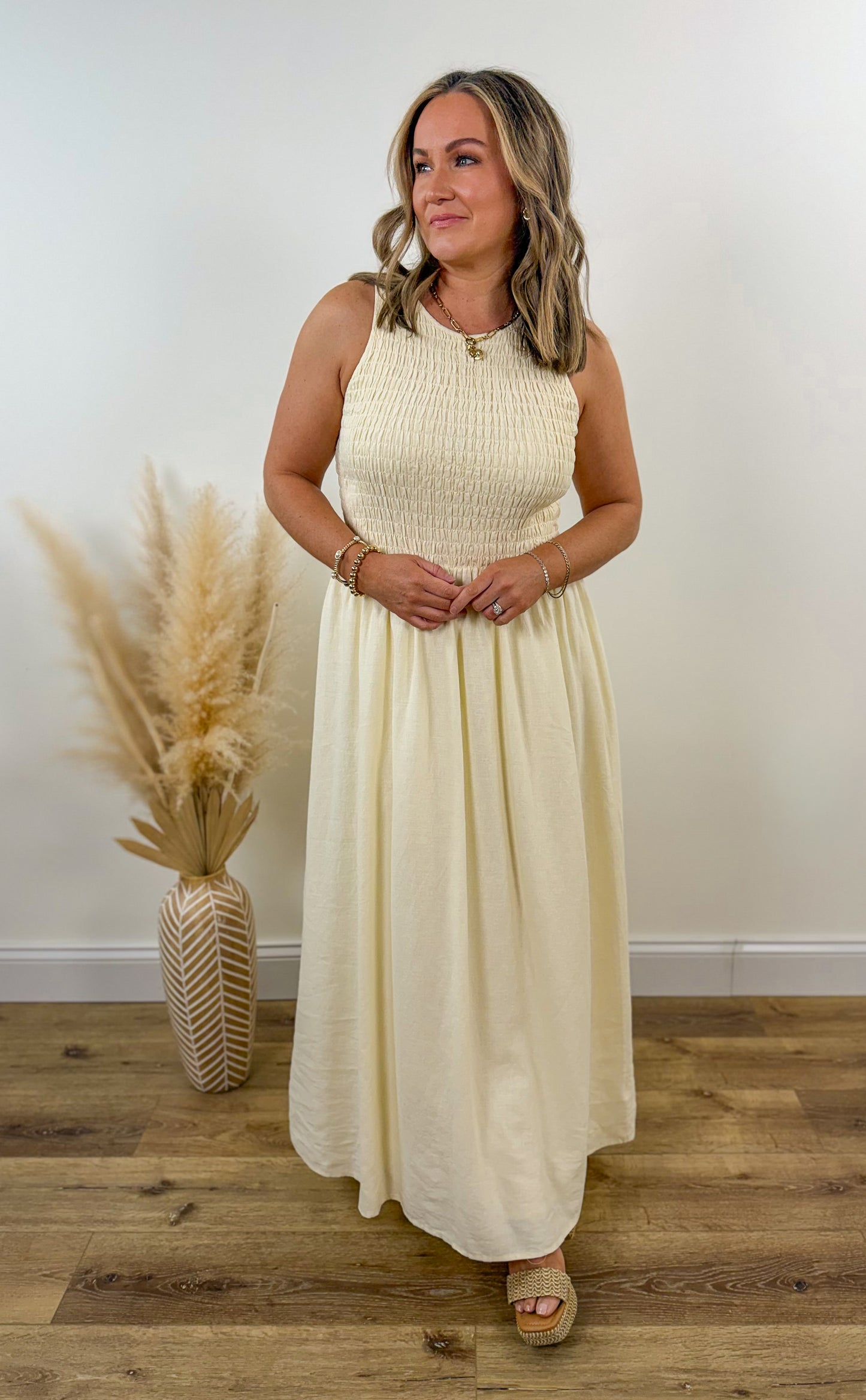 Z SUPPLY Juniper Maxi Dress- Pineapple