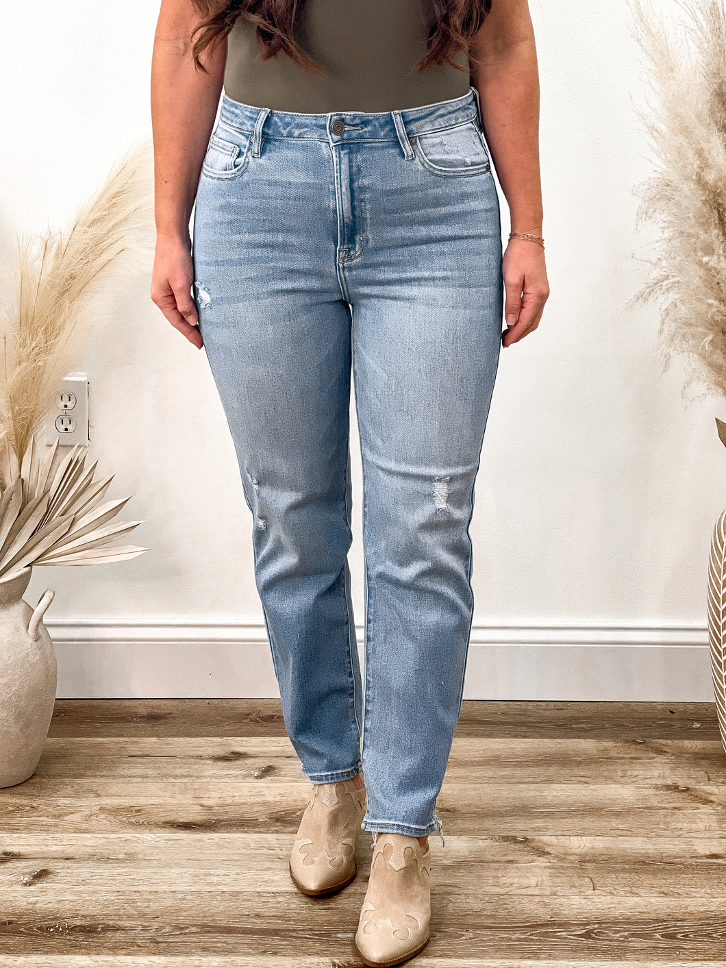 Hidden Denim- Tracey High Rise Straight