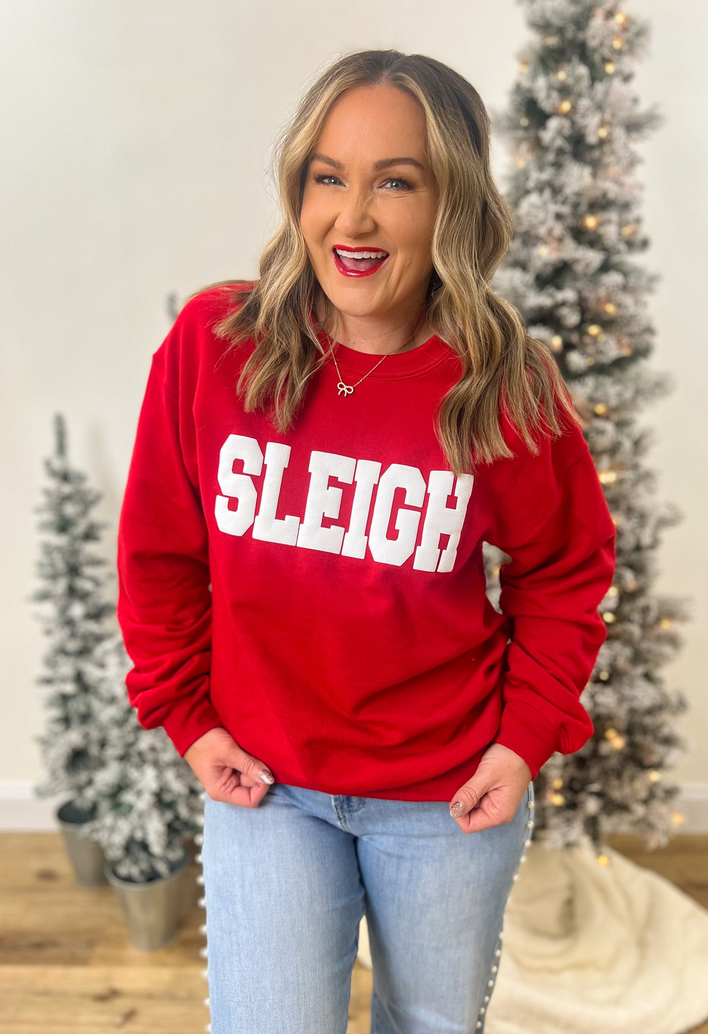 "Sleigh" Christmas Sweatshirt