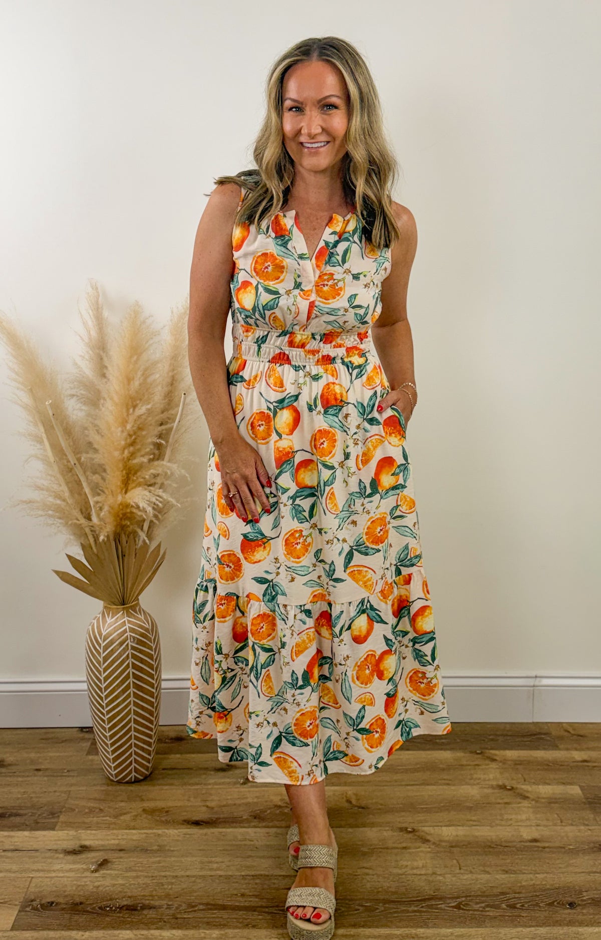 FINAL SALE - Tangerine Dream Dress