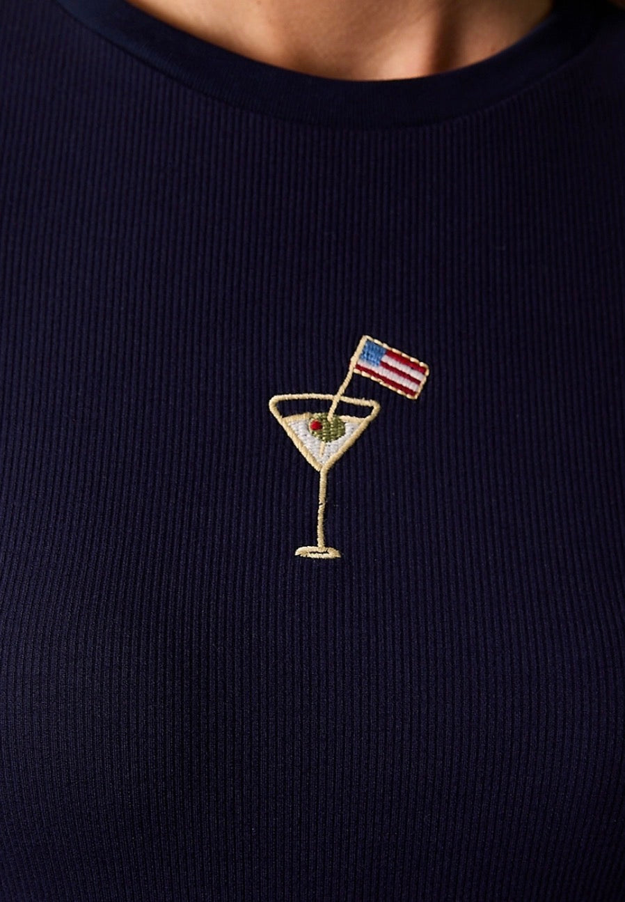 Patriotic Martini Tee