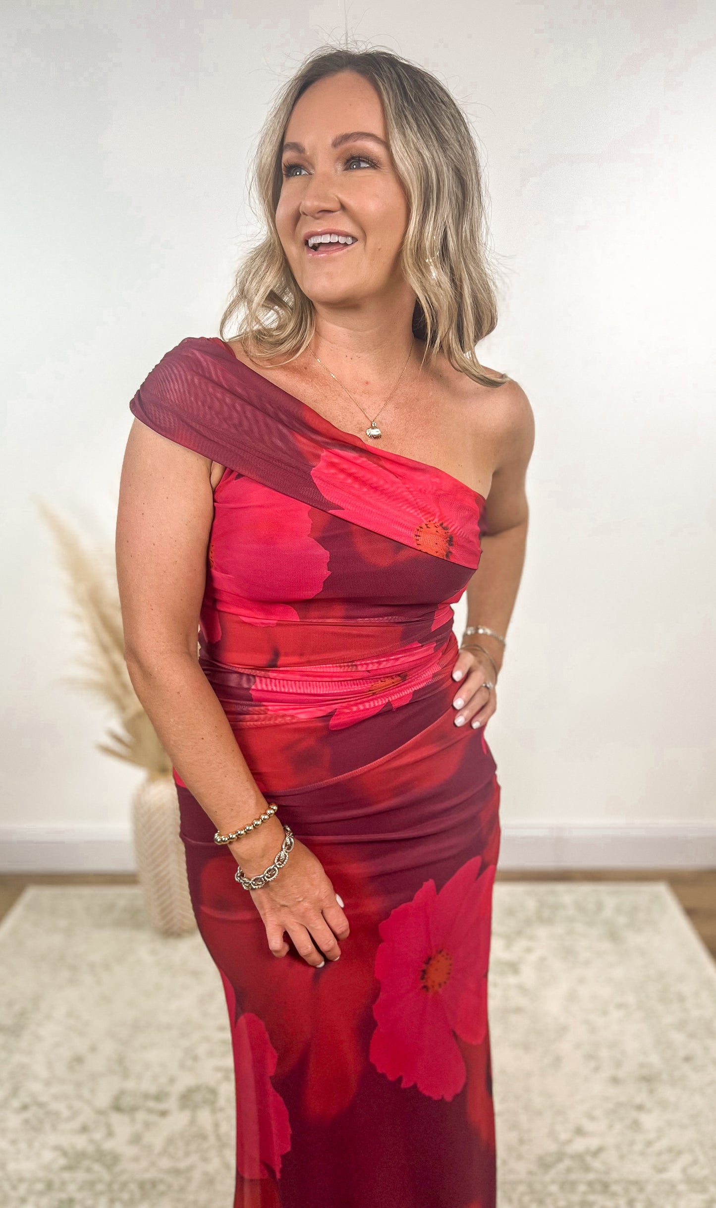 Sangria Blossom Dress