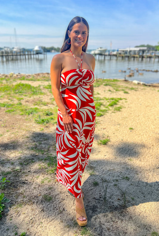 Z SUPPLY Elodi Vacances Midi Dress