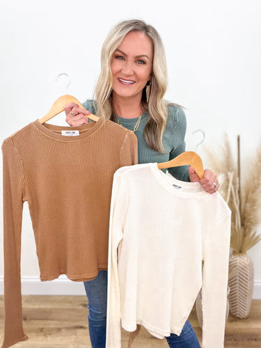 Vintage Wash Crop Thermal