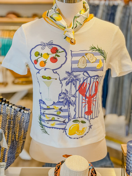 FINAL SALE - Coastal Summer Baby Tee
