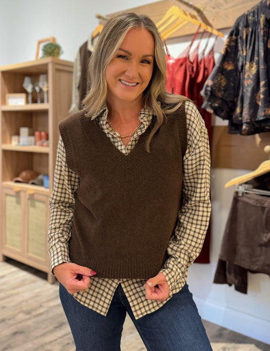 Z SUPPLY Class Act Sweater Vest