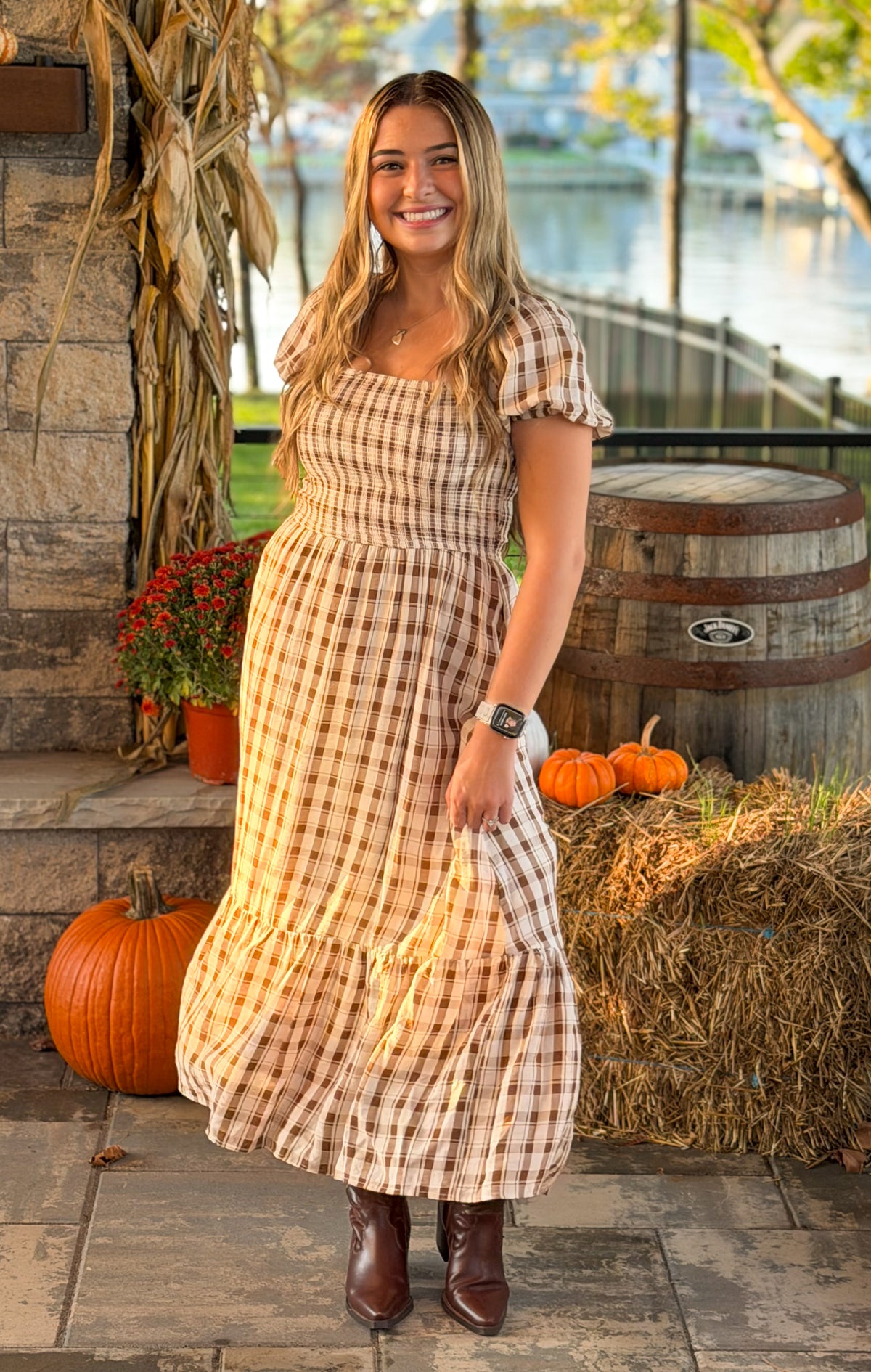 Oakley Plaid Dress