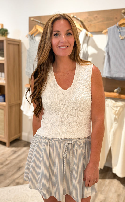 Salt Air Textured Tank