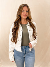Load image into Gallery viewer, Hidden Denim- Cream Jacket