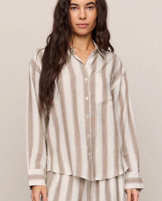 Z SUPPLY Perfect Striped Button Up